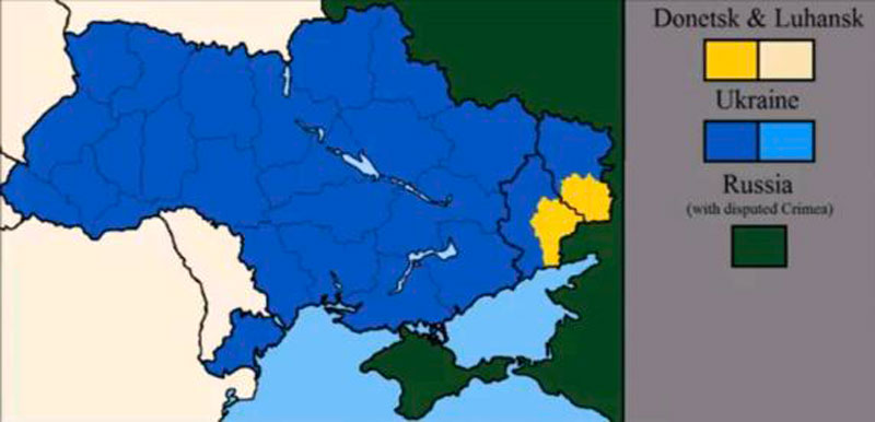 卢甘斯克和顿涅茨克两个“共和国”独立